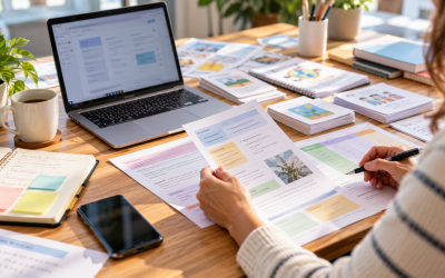 Warm Teacher Planning Workspace